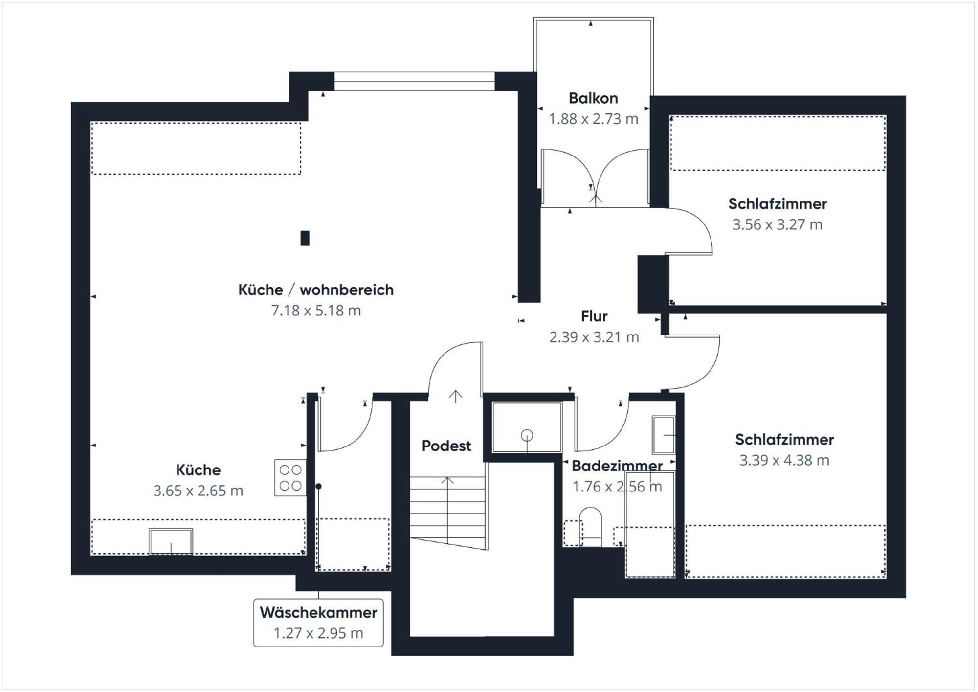 Wohnung Famous, 100Qm, Klima, Loggia, 24H Checkin, Bis 5 Personen Brunswick Exterior foto